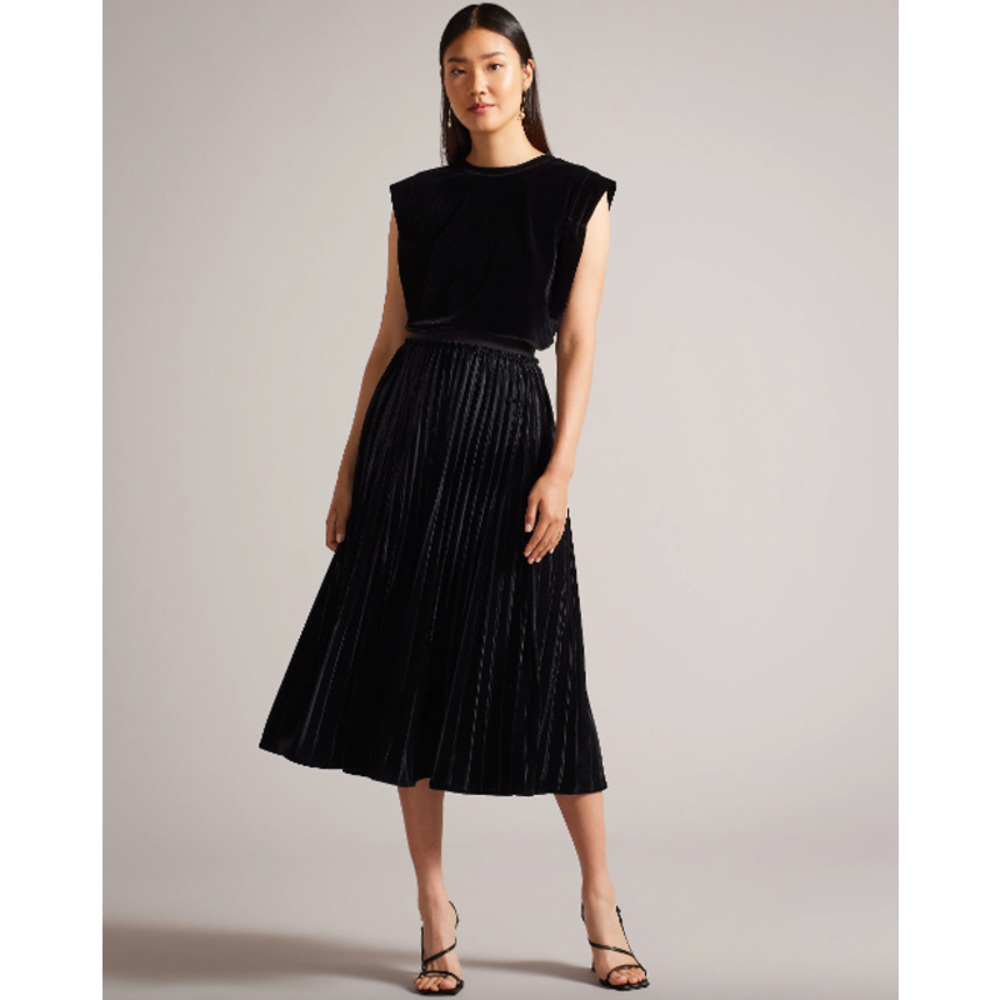 Ted Baker JUUDIIE Pleated Halterneck Midi Dress